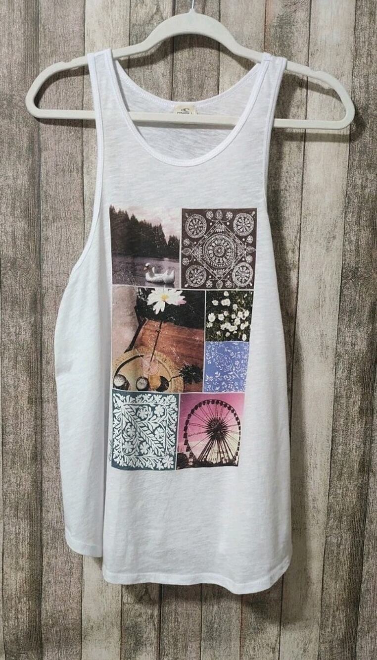 O'Neill Women's Racerback Tank Top Size Large (EUC)